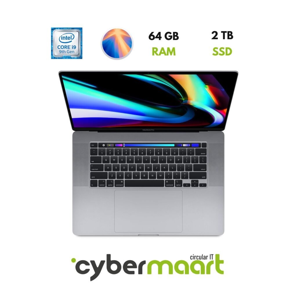 macbook pro 16 2019 i9 9th gen 64 gb ram 2 tb ssd