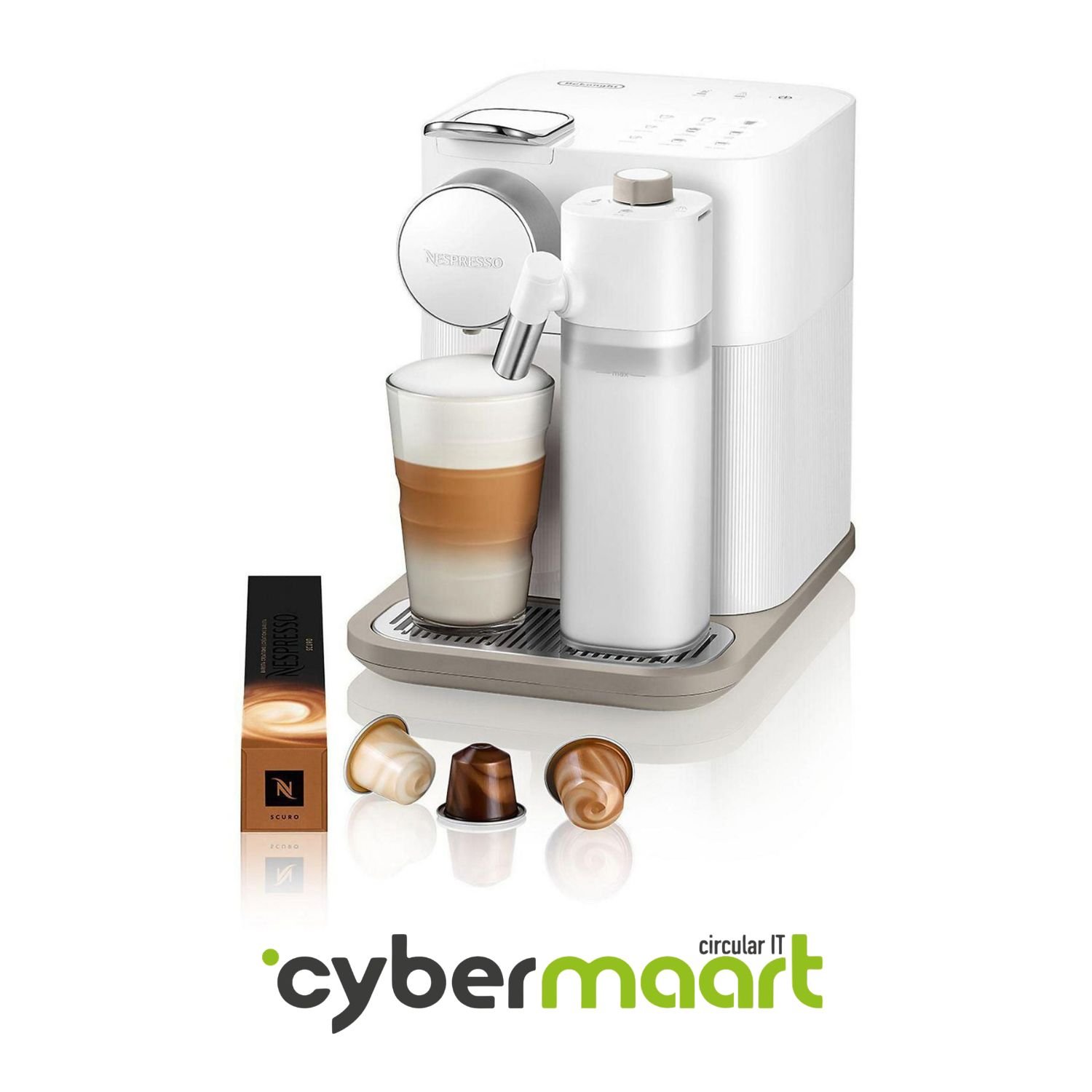 DE LONGHI Lattissima One Gran Lattissima EN640.W MACCHINA CAFFÈ CAPSULE, Bianco DE LONGHI Lattissima One Gran Lattissima EN640.W MACCHINA CAFFÈ CAPSULE, Bianco
