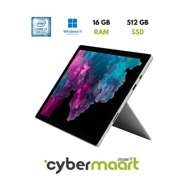 Microsoft Surface Pro 6 - Intel Core i7-7660U @ 2.50GHz - 8 GB RAM - 256 GB SSD